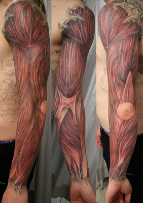 tatuaje de músculos