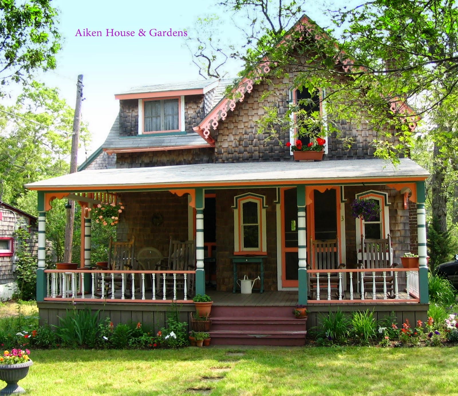 Aiken House & Gardens The Charming Cottages of Oak Bluffs