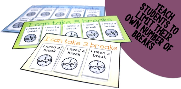 Teaching students to take a break can help them learn to cope with emotions. Read on as one autism educator explains how breaks work in her classroom.