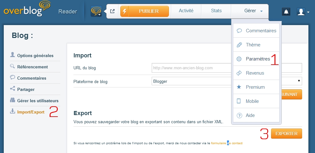 demander la sauvegarde