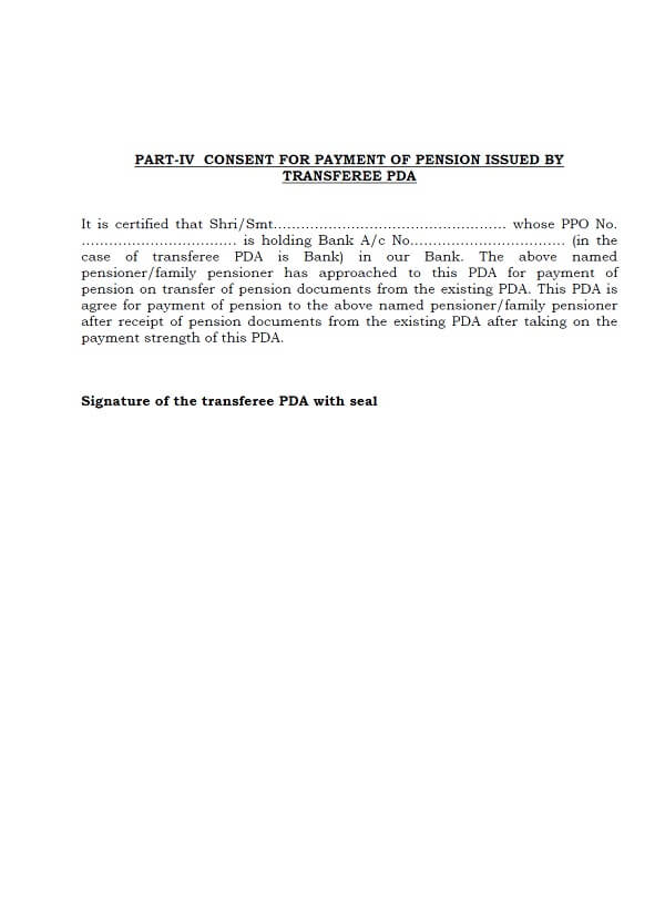 PCDA Circular Transfer of pension account from one Pension Disbursing