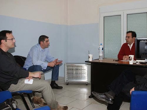 Συναντήθηκε με εκπροσώπους της ΟΣΓΚ Π.Ε. ο Κ. Βοργιαζίδης
