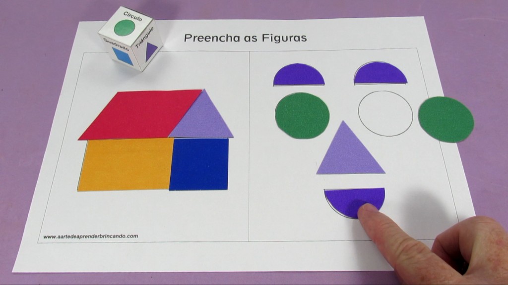 Formas Geométricas, Matemática, Jogo