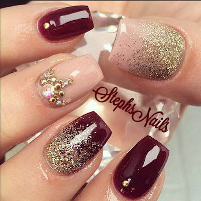 Uñas Color Vino 2017 Uñas Color Vino 2017
