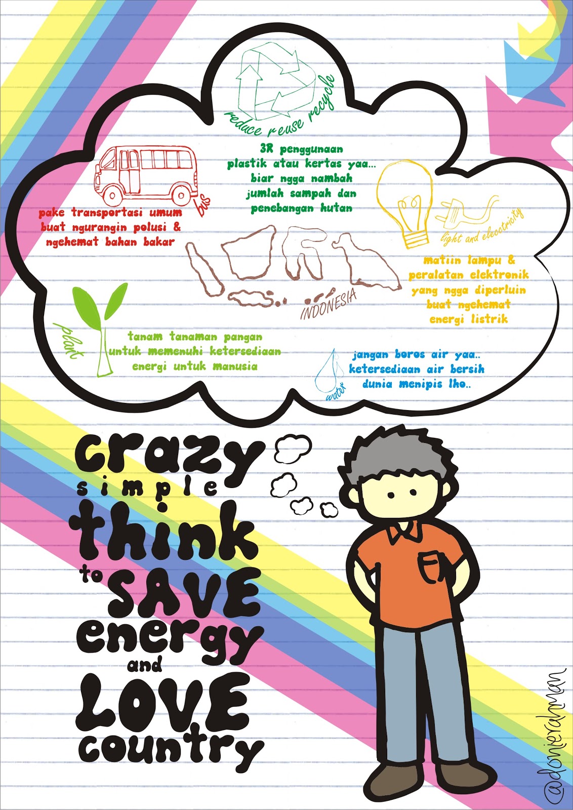 donie punya blog crazy simple think to save energy