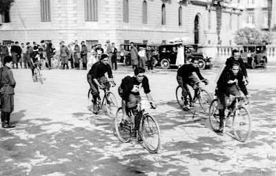 velo club napoli 1928 cycling competition vintage picture