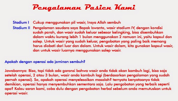 Contoh Gambar Ambeien Bengkak Parah