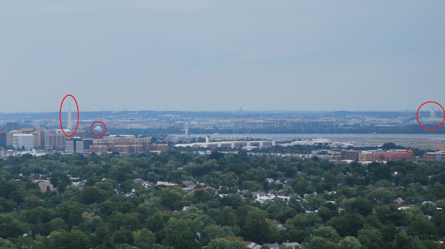 Far view of Washington D.C.