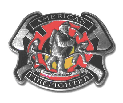 Custom Belt Buckle Promo: Fire Fighter Custom Belt Buckle