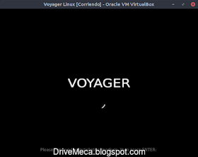 Retiramos DVD o USB y presionamos enter en Voyager Linux