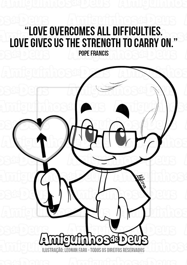 pope francis coloring pages
