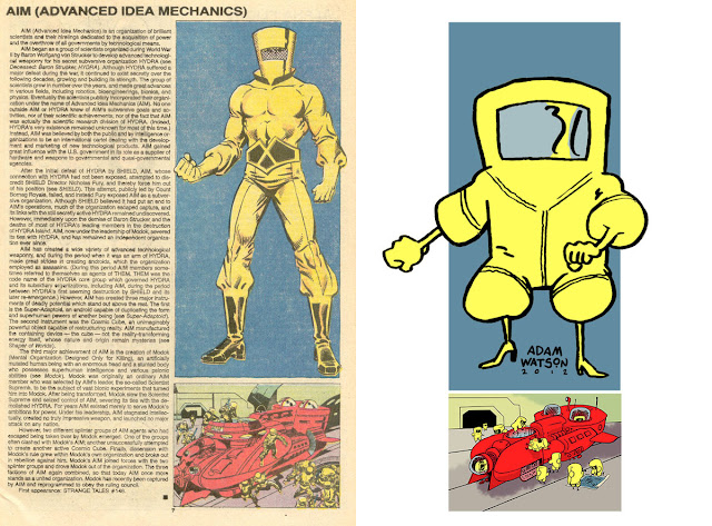 The Official Handbook to the Marvel Universe - REDUX Edition: AIM by ...