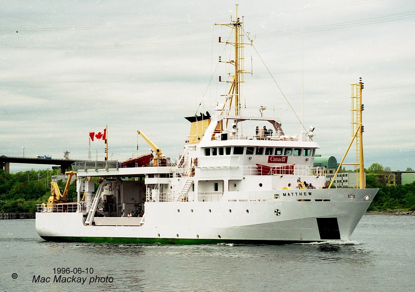 shipfax ccgs matthew css survey