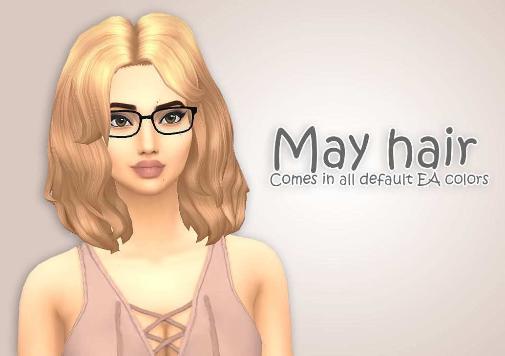 Sims 4 CC's The Best May Hair by Ivo Sims