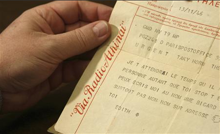 Η ερωτική επιστολή της Edith Piaf στον Δημήτρη Χορν 1946