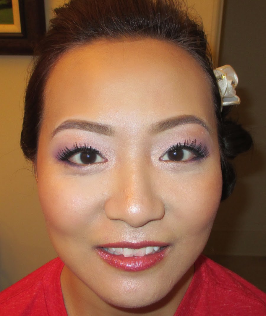 Asian Bridal Makeup Pt 2 Purple Smokey Glam Makeup By
