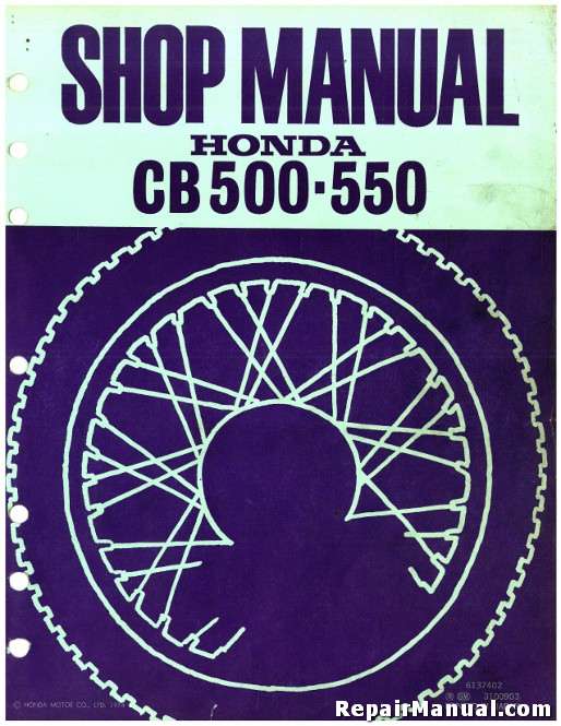Honda cb500 manual pdf #5