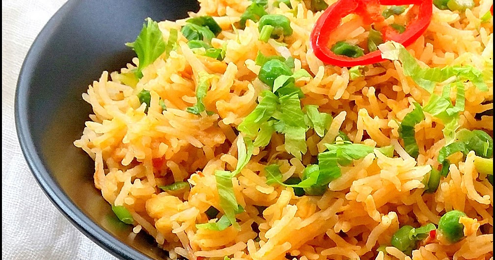 MM's Kitchen Bites Fried Rice with Celery (stalks and leaves)from