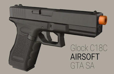 gta sa mod airsoft glock 18c aep