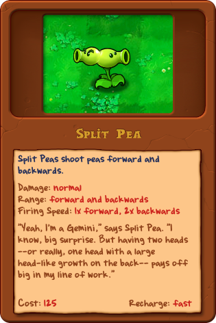 Plants vs. Zombies 2: Split Pea - Walls 360