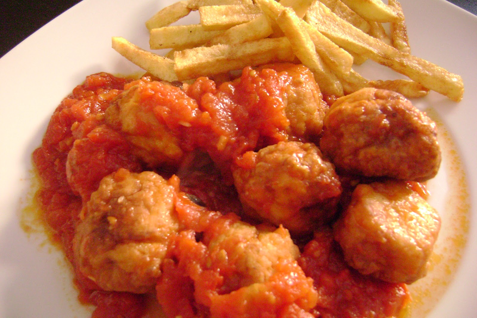 Albóndigas de Pollo y Pavo con Tomate - Vino y Miel