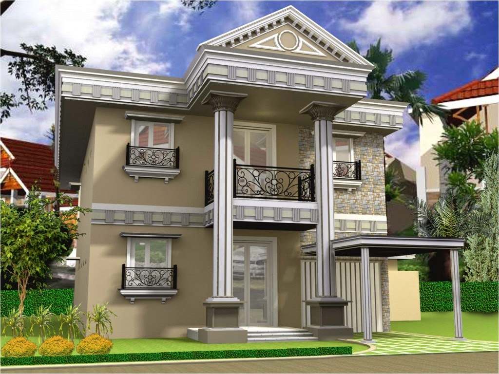 Gambar Desain  Rumah  Tingkat Minimalis 2 Lantai Mewah  dan  