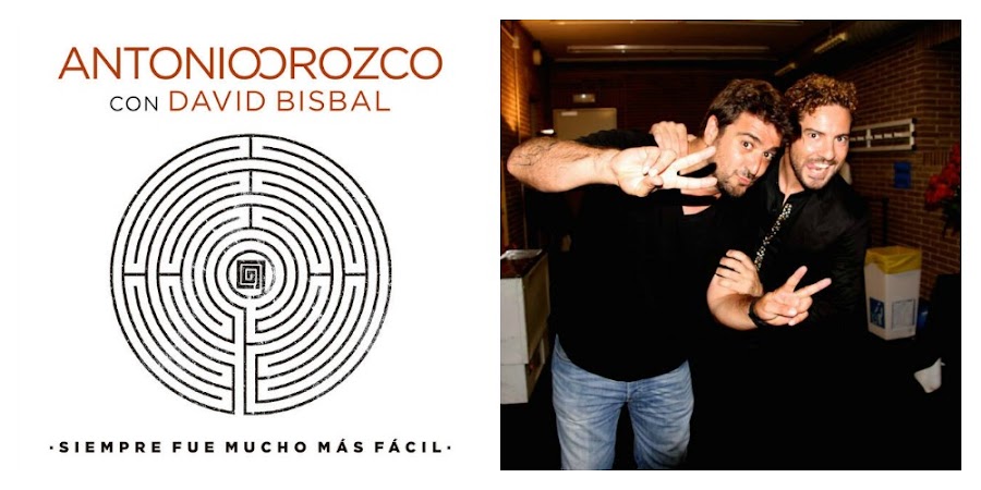 Antonio Orozco con David Bisbal, Siempre Fue Mucho Mas Facil
