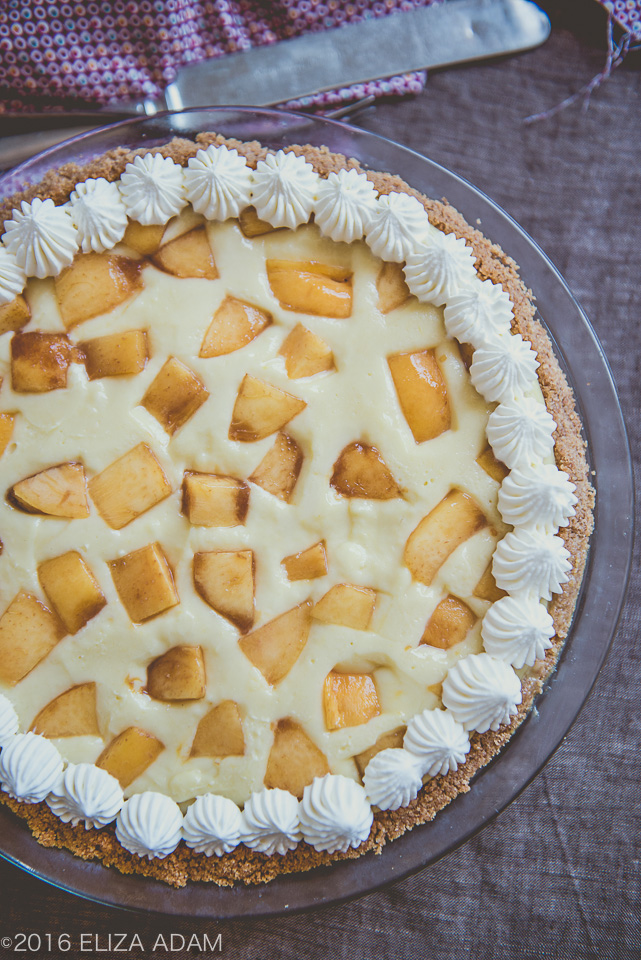 Notes from My Food Diary Peaches and Cream Pie