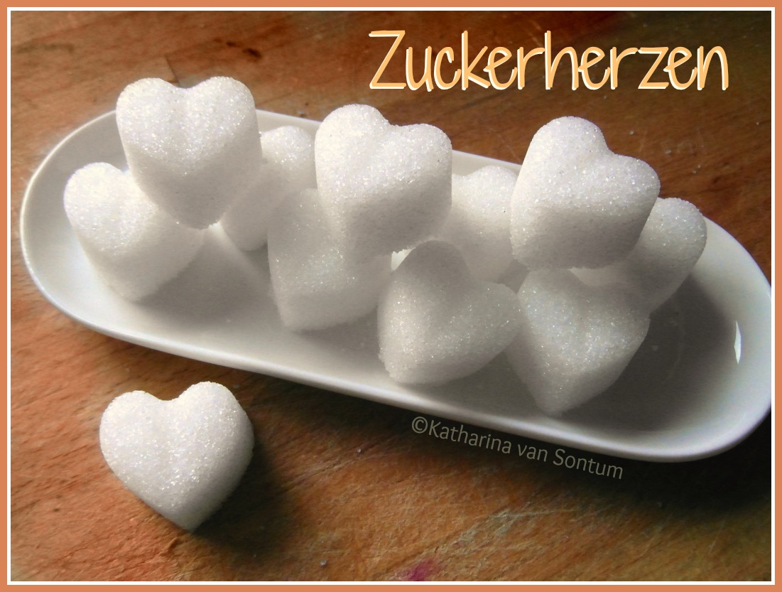ich hab da mal was ausprobiert: Zuckerherzen für den Tee selbstgemacht