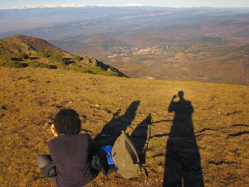 The Pyrenees from Matagalls in Montseny