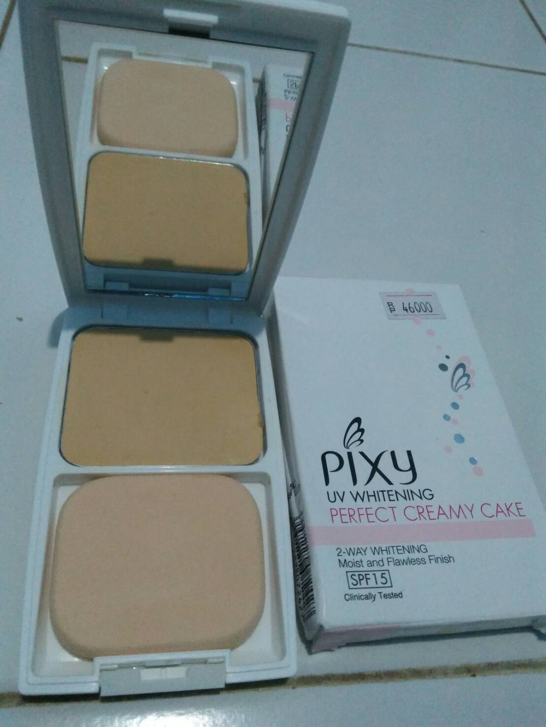 My Little Shine Review PIXY UV WHITENING PERFECT CREAMY CAKE