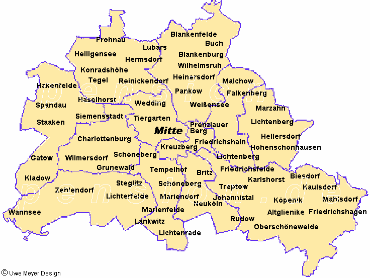 Deutschlandkarte blog: Berlin Karte Region bild