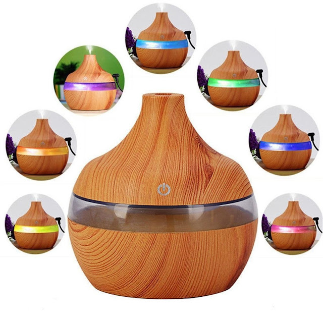 $4.68 OFF USB Wood-grainLED Night Lamp Humidifier,free shipping $7.69 (Code:ZE4427)