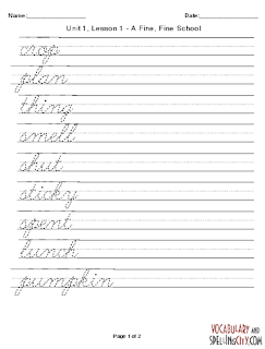 Miss B., Busy Bee: Handy Handwriting Tools