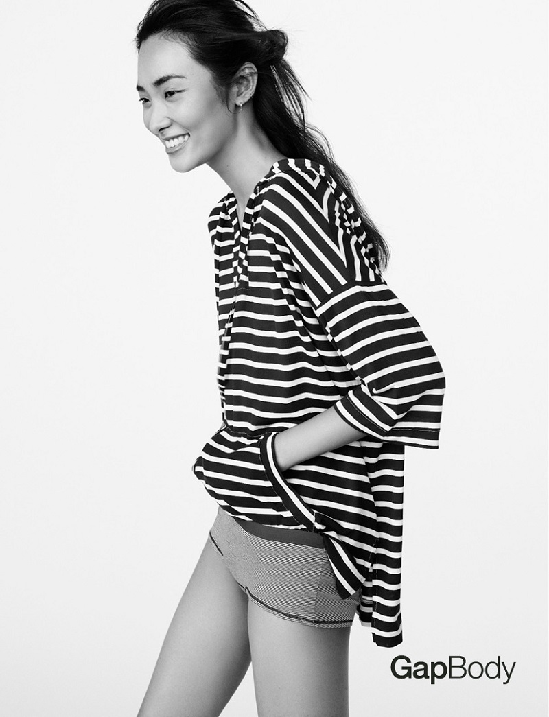 ASIAN MODELS BLOG AD CAMPAIGN Ji Young Kwak for GapBody, Spring