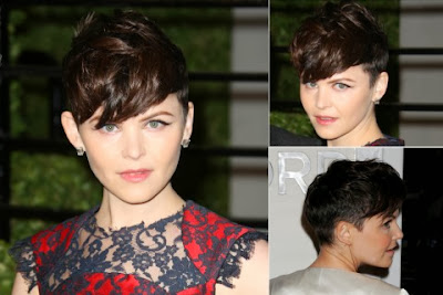 Ginnfer Goodwin short haircut with bangs Ginnfer Goodwin short haircut with bangs