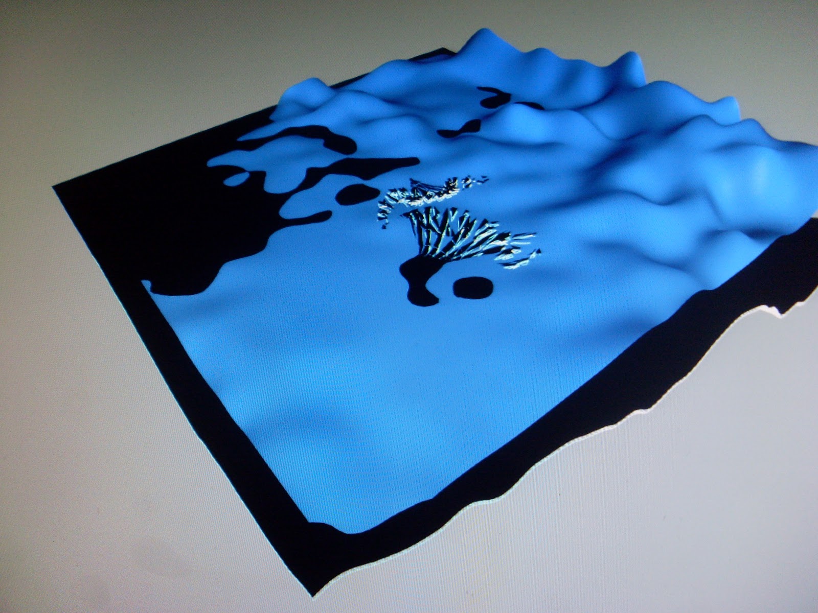A render of the watery floor