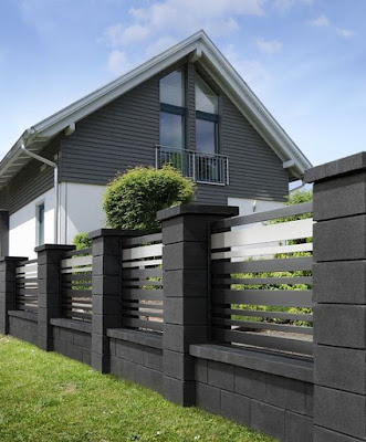 modern home exterior fence design ideas 2019