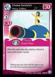 My Little Pony Cheese Sandwich, Heavy Artillery The Crystal Games CCG Card