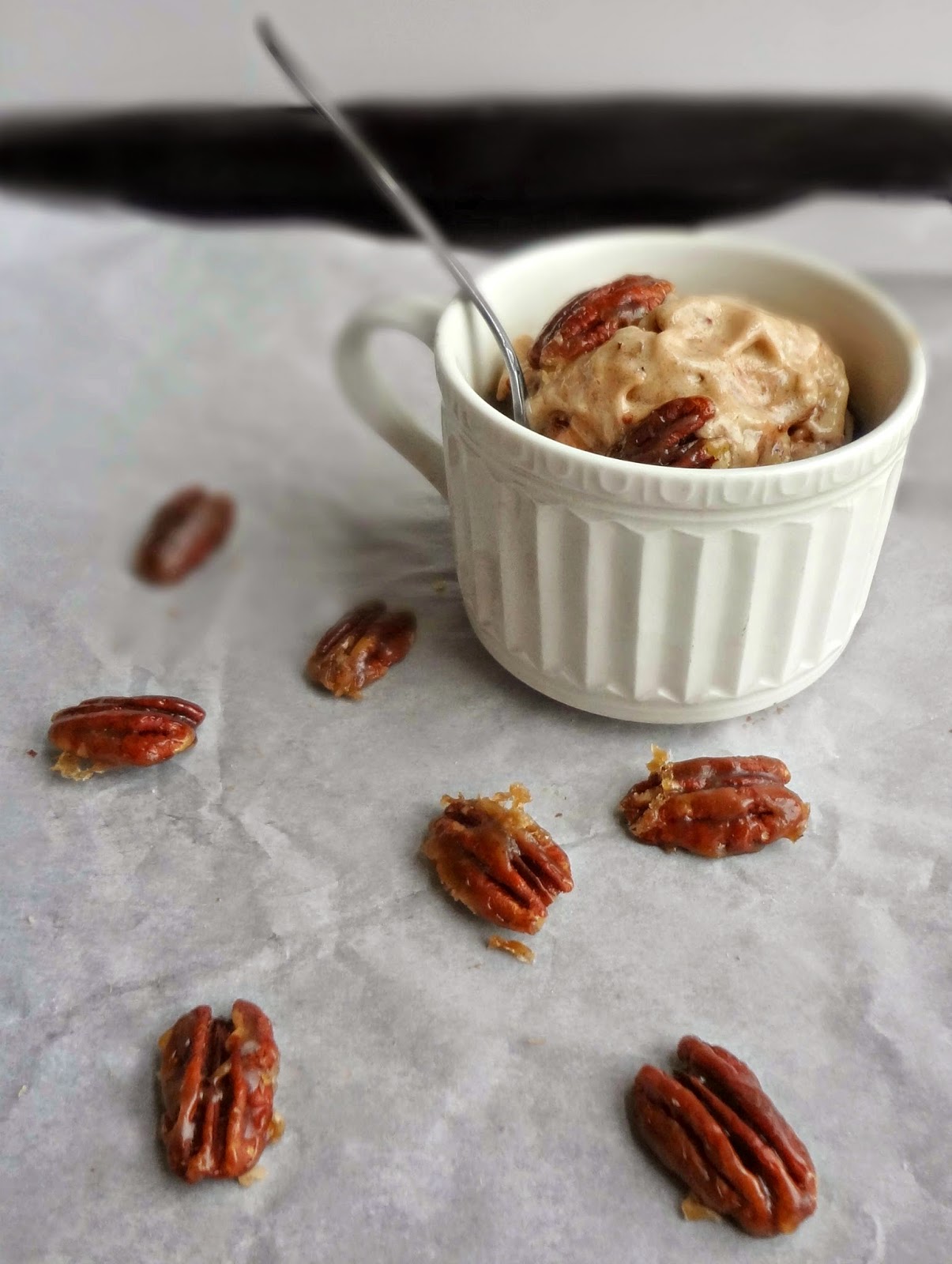The Cooking Actress Caramelized Pecan Banana "Ice Cream" with