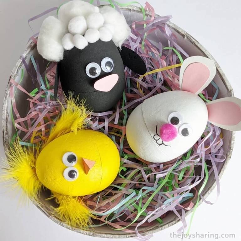 Cardboard Egg Easter Crafts The Joy of Sharing