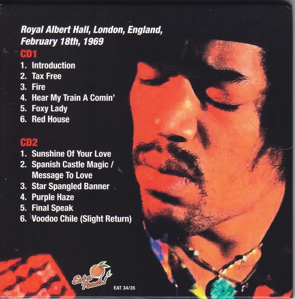 World Of BOOTLEGS BOOTLEG Jimi Hendrix Royal Albert Hall, London