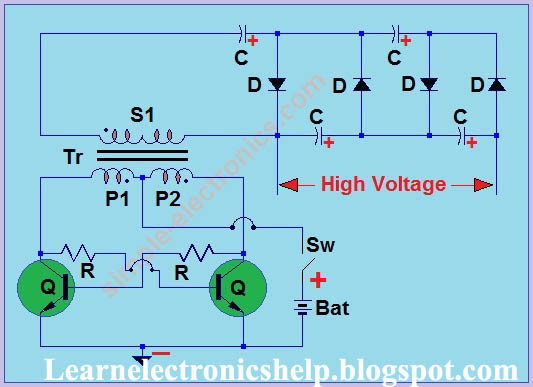 Circuit Diagram Of A Mosquito Swatter / Mosquito Racket