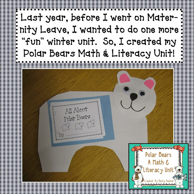 Teaching, Learning, & Loving: Polar Bears Math & Literacy Centers