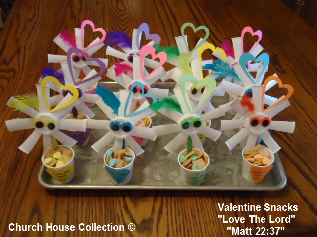 Church House Collection Blog: Valentine Snacks and Heart Craft For