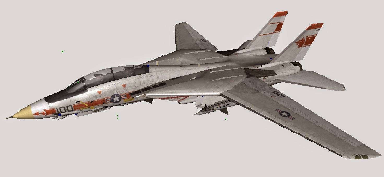 Two color scheme (a light gray/white scheme seen mostly on early F-14A Tomc...