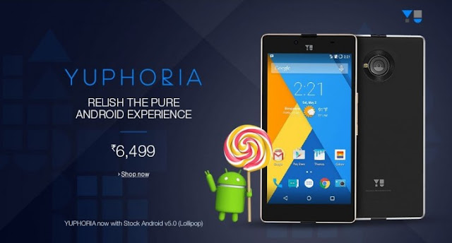 New YuPhoria Stock Android 5.1.1 Update & No Cyanogen OS