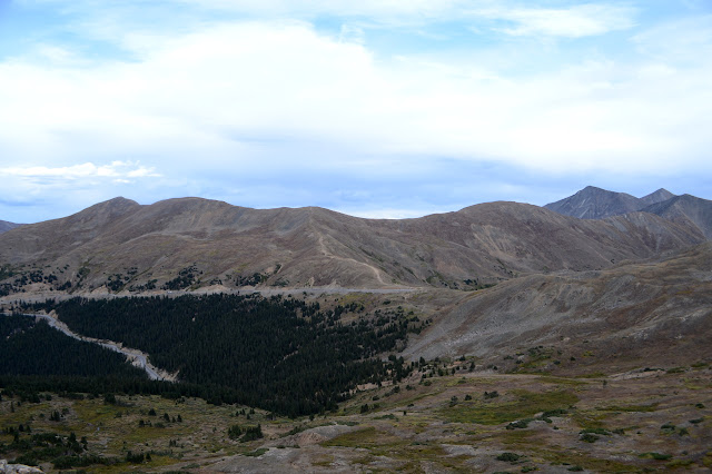 Loveland Pass and eastern peaks