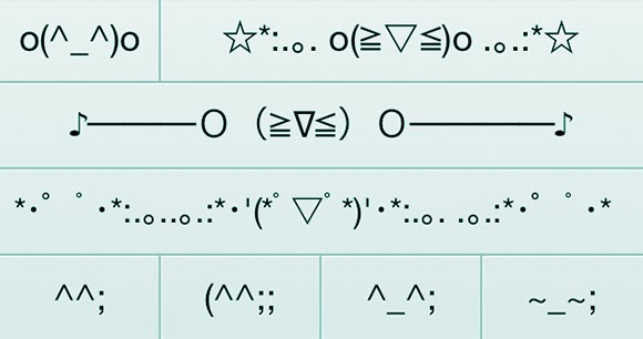 Emoticon Jepang Seri 6 Emoji Cinta Capek Deh Monyet Musik