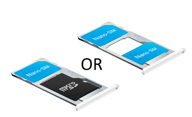 Hybrid sim slot